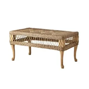 Mesa de Centro TRIBE II M, Madera / Ratán / Natural - Affari