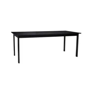 Mesa DAPPER 195x95 cm de Comedor, Madera Negra - Hübsch