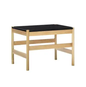 Mesa Auxiliar RAW, Roble Natural / Mármol Negro - Hübsch