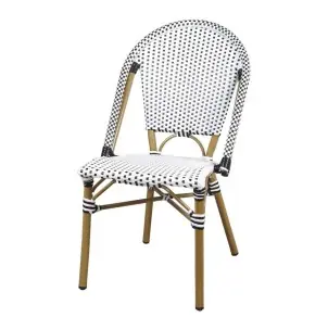 Silla REGINA, Aluminio / Ratán Sintético - Vackart