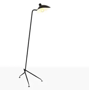 Lámpara Molle Negro Inspiración, de pié - Vackart