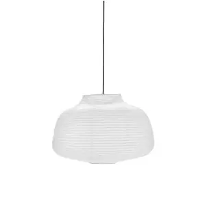 Pantalla para Lámpara RICA Ø55 cm, Papel Blanco - House Doctor