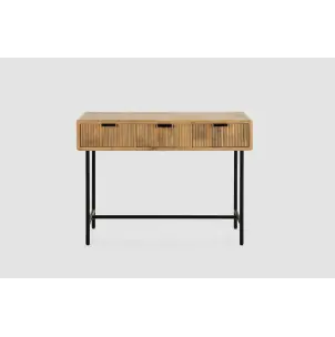 Consola WAVY 100 cm, Mango Natural / Metal - Vackart