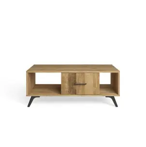 Mesa de Centro KONTRAST, Melamina / Serigrafía Natural - Vackart