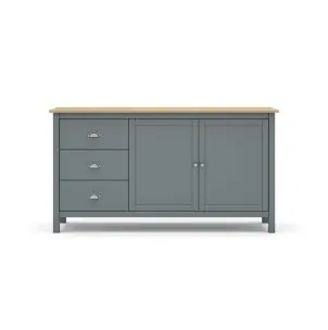 Aparador MARK 80,5 cm Alto, Madera Verde Caqui - Vackart