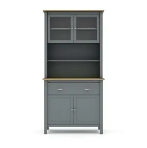 Aparador MARK 180,5 cm Alto, Madera Verde Caqui - Vackart