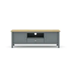 Mueble TV MARK, Madera Verde Caqui / Natural - Vackart