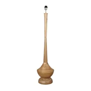 Lámpara de Pie ARGOS, Madera Maciza Natural - Vackart