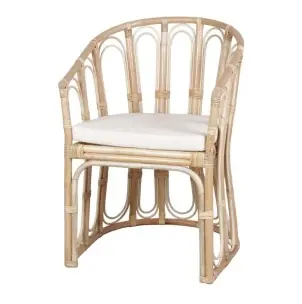 Silla HEIDI, Ratán Natural / Textil - Vackart