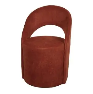 Puff BATEN, Textil Terracota - Vackart