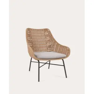 Butaca Abeli de cuerda beige - Kave Home