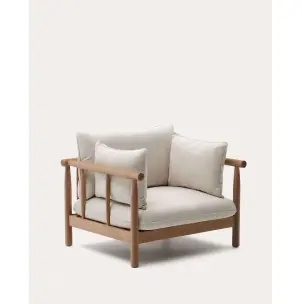 Sillón Sacova, madera maciza eucalipto FSC 100% - Kave Home