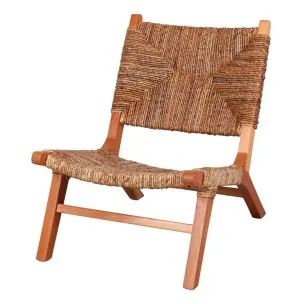 Sillón IVANA, Madera / Fibra Natural - Vackart