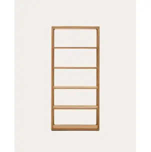 Estantería Maymai con estructura de madera maciza de roble 90 x 193 cm - Kave Home