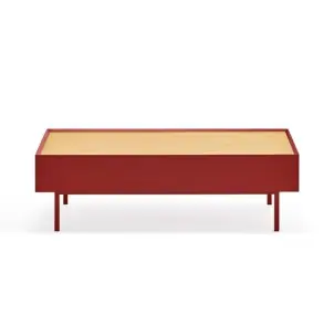 Mesa de Centro ARISTA 110x60 cm, Burdeos / Roble - Teulat