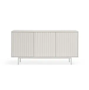 Aparador SIERRA 159x47 cm, DM Blanco / Metal - Teulat