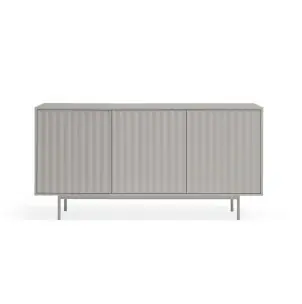Aparador SIERRA 159x47 cm, DM Gris Claro / Metal - Teulat