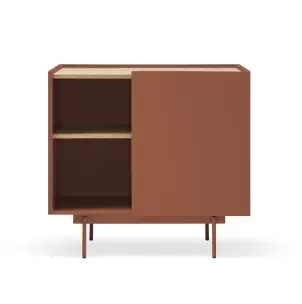 Cómoda OTTO 88x48 cm, DM Teja / Chapa Natural - Teulat