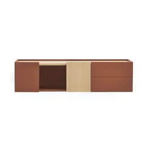 Consola Flotante OTTO 110x35 cm DM Teja / Roble - Teulat