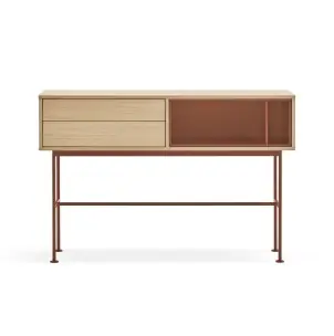 Consola YOKO 120x35 cm, Roble / DM Teja - Teulat