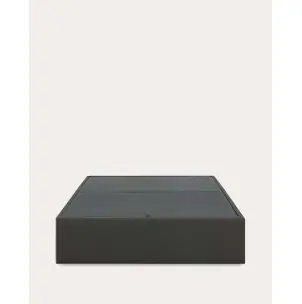 Canapé abatible Matters negro para colchón de 180 x 200 cm - Kave Home