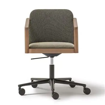 Sillón Urmus madera base 5 ruedas Blasco&Vila