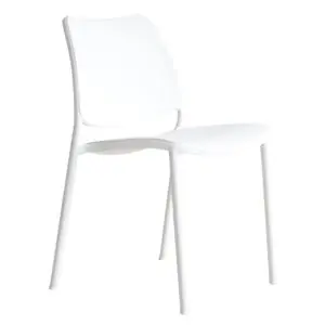 Silla Gas Blanca Polipropileno Stua