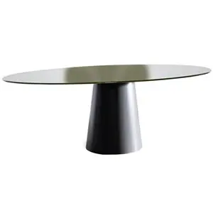 Mesa Totem elíptica cristal Sovet Italia