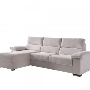 Sofá cama 2 plazas + Chaise Longue Milán Es Interiorismo