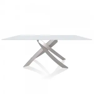 Mesa Artistico Rectangular Cristal Bontempi