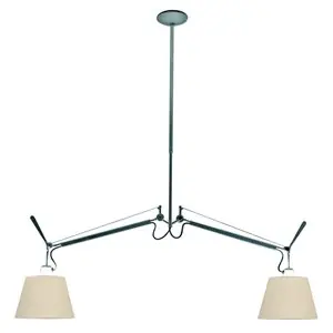 Lámpara Suspensión Tolomeo basculante 2 brazos Artemide