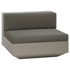 Sofá módulo central Vela Vondom