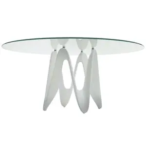 Mesa Lambda redonda cristal Sovet Italia