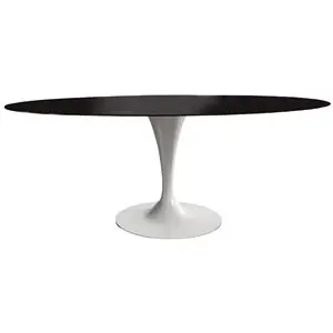 Mesa Flûte elíptica cristal Sovet Italia