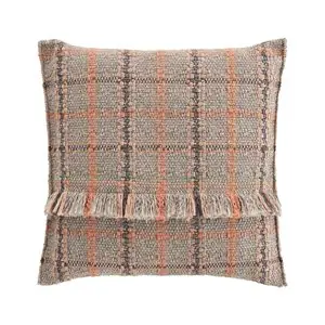 Cojín Big Garden Layers Tartan terracotta GAN