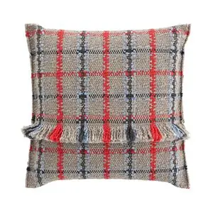 Cojín Big Garden Layers Tartan blue GAN