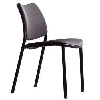 Silla Gas Negra Tapizada Stua