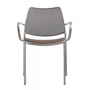 Sillón Gas Cromo Tapizado Red Stua