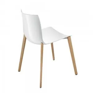 Silla Catifa 46 polipropileno madera Arper