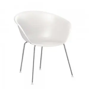 Silla Duna 02 polipropileno patas Arper