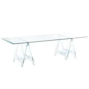 Mesa rectangular Don Cavalletto Glas Italia