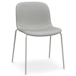 Silla Troy Tapizada Acero Magis