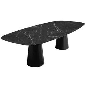 Mesa Totem dos bases cerámica Sovet Italia