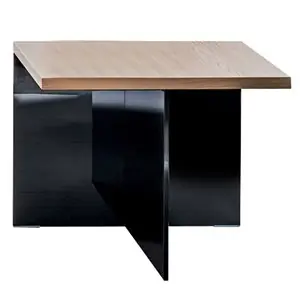 Mesa centro Regolo cuadrada madera Sovet Italia