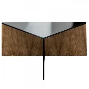Mesa centro Regolo triangular cristal Sovet Italia