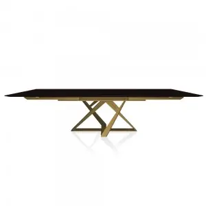 Mesa Millennium Extensible Madera/Cristal Bontempi