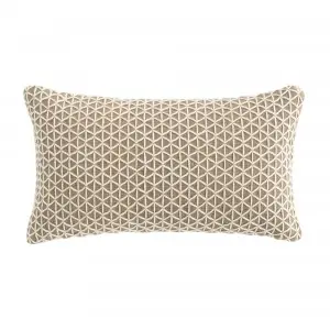 Cojín rectangular Raw White GAN
