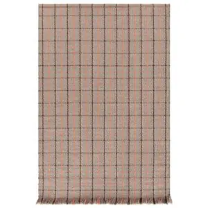 Alfombra Garden Layers Tartan terracotta GAN