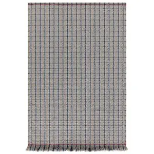 Alfombra Garden Layers Checks blue GAN