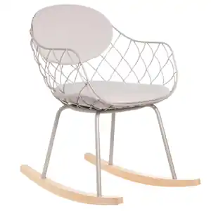 Silla Mecedora Cojines Piña Magis